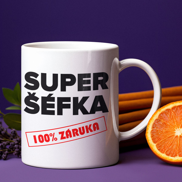 Hrnek "Super šéfka"