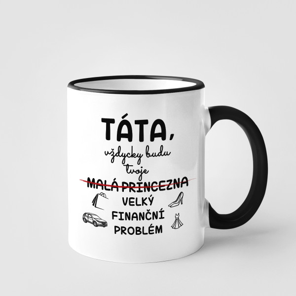 Hrnek "Tátův finanční problém"