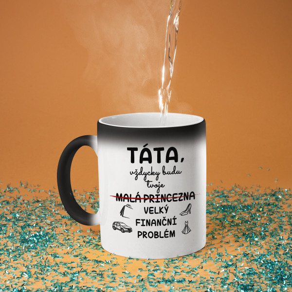 Hrnek "Tátův finanční problém"