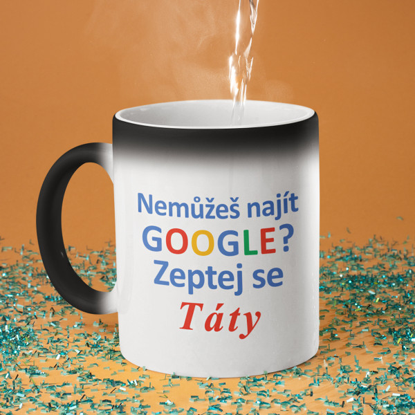 Hrnek „Zeptej se táty“