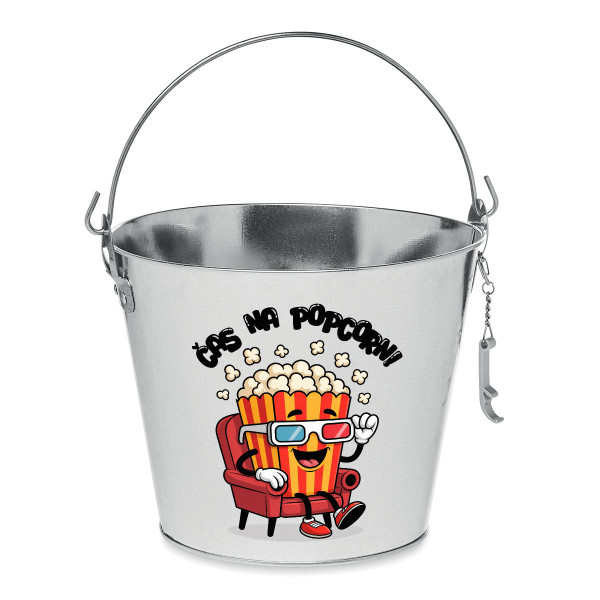 Kbelík "Čas na popcorn!"