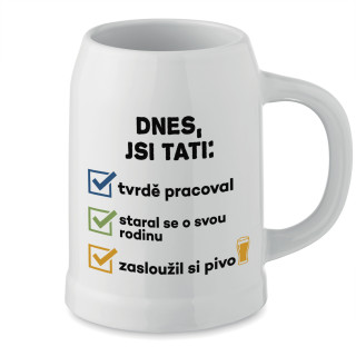Keramický hrnek "Dnes, tati..." Keramický hrnek "Dnes, tati..."