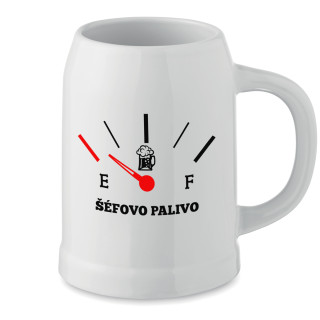 Keramický hrnek "Šéfovo palivo"