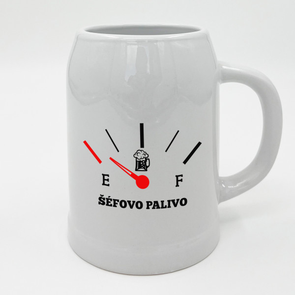 Keramický hrnek "Šéfovo palivo"