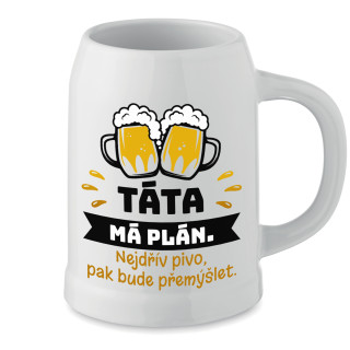 Keramický hrnek "Táta má plán"