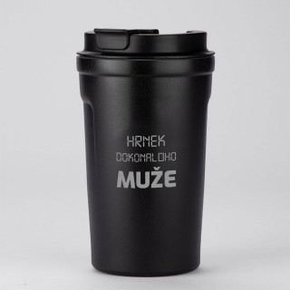 Kovový termohrnek "Hrnek dokonalého muže" (400ml)