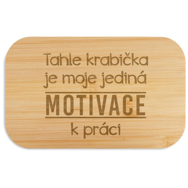 Krabička na oběd "BEIBABOX – motivace k práci"