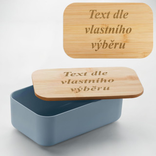 Krabička na oběd "BEIBABOX" s textem podle vašeho výběru