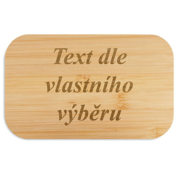 Krabička na oběd "BEIBABOX" s textem podle vašeho výběru