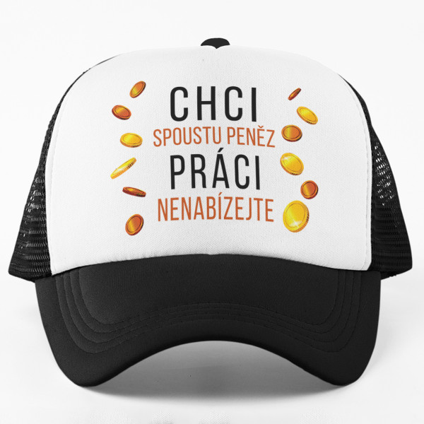 Kšiltovka "Chci práci"