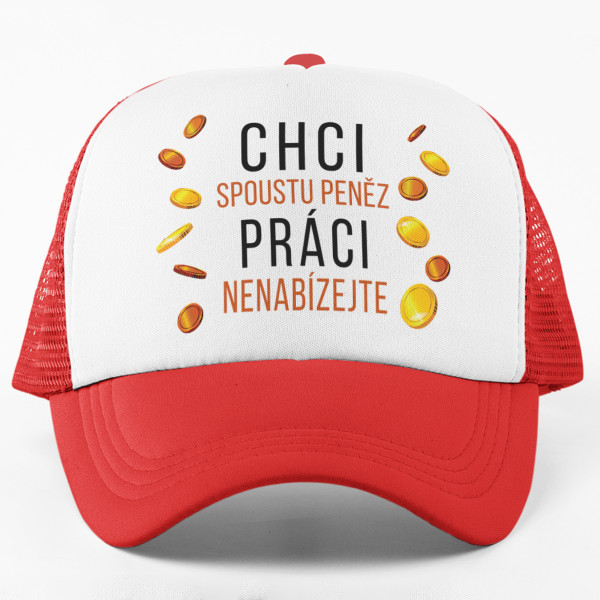 Kšiltovka "Chci práci"