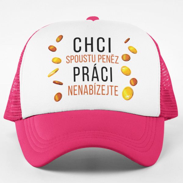 Kšiltovka "Chci práci"