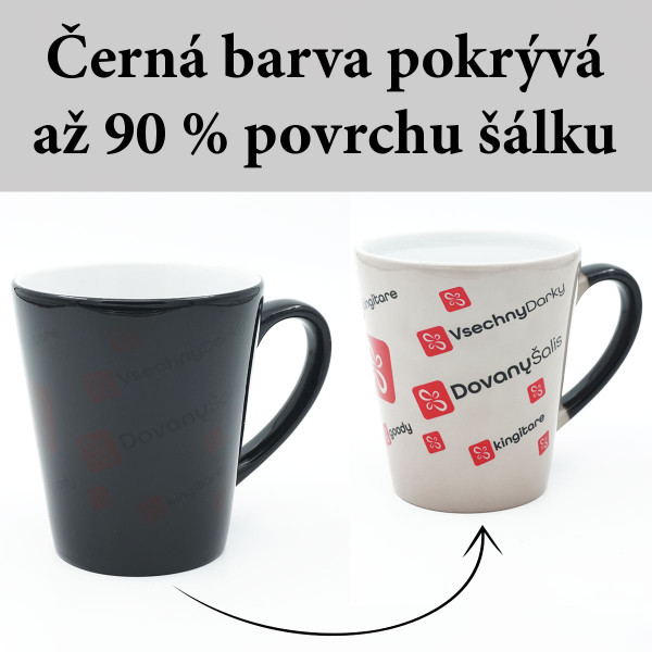 Kouzelný šálek na latté s fotografií dle vlastního výběru