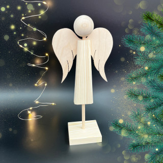 Dřevěný anděl (30 cm)