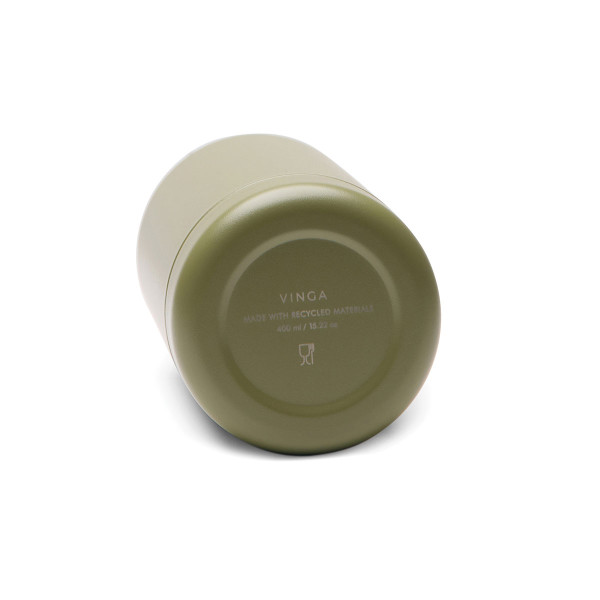 Kovová termoska "VINGA Parks" s vaším vygravírovaným textem (400ml)