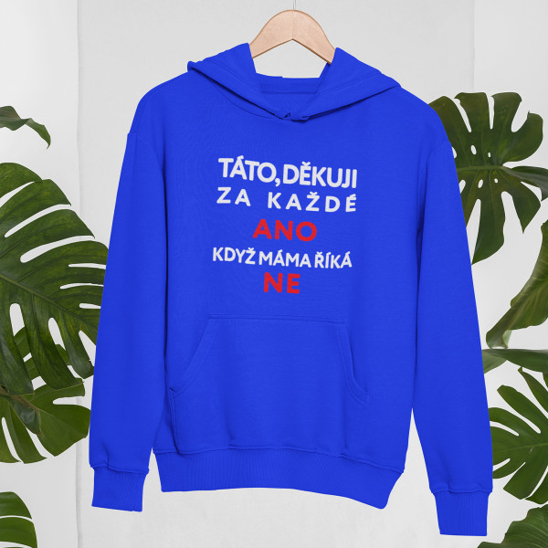 Mikina "Děkuji ti, Tati"