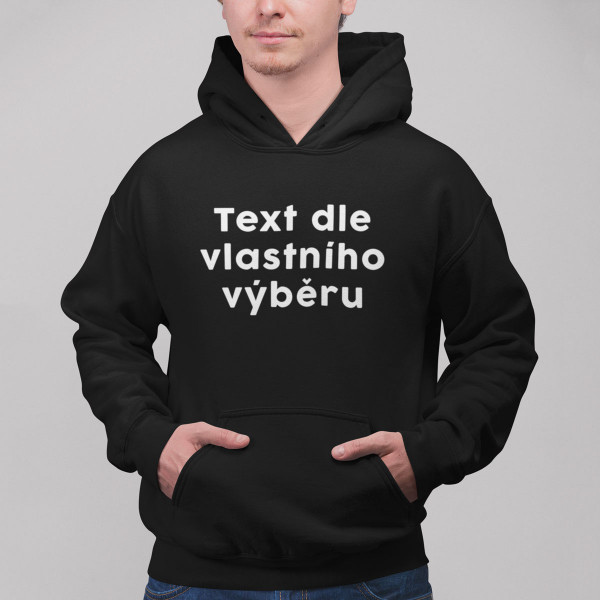 Mikina s Vámi vybraným textem