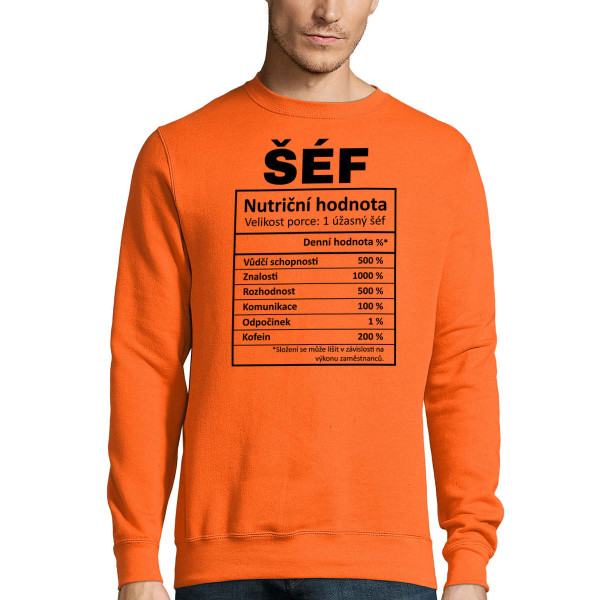 Mikina "Složení šéfa" (bez kapuce)