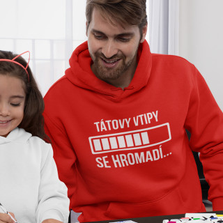 Mikina "Tátovy vtipy se načítají"