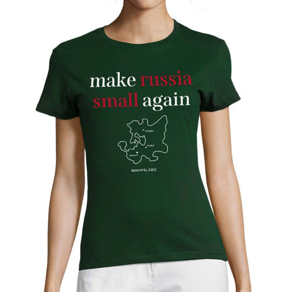 Dámské tričko "Make Russia small again"