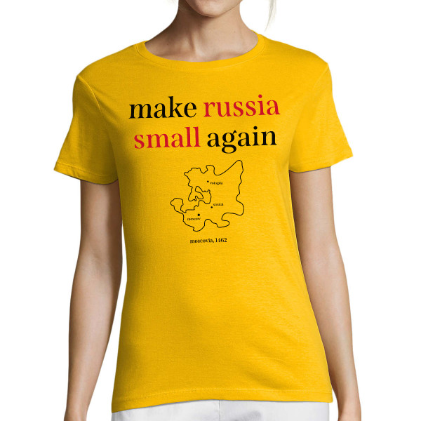 Dámské tričko "Make Russia small again"