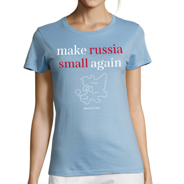 Dámské tričko "Make Russia small again"