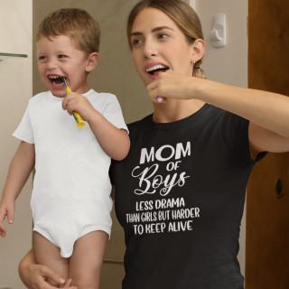 Dámské tričko "Mom of boys"