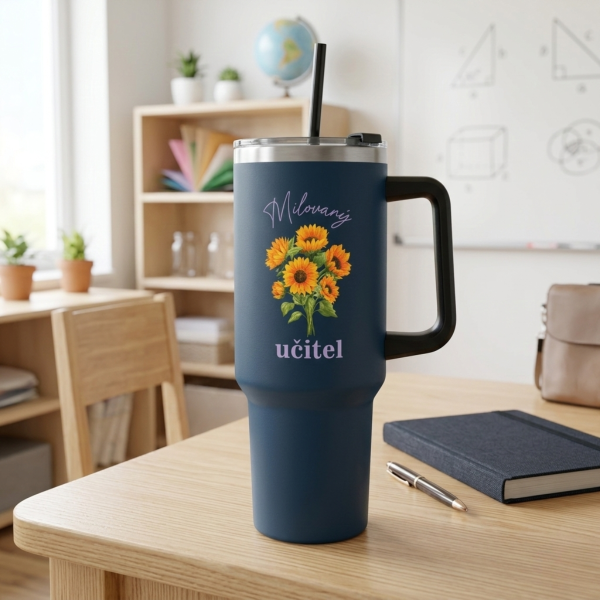XL termohrnek "Milovaný učitel" (1200ml)