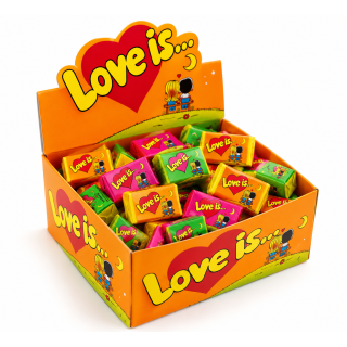 Žvýkačka „LOVE IS...“ (různé příchutě), 1 ks Žvýkačka „LOVE IS...“ (různé příchutě), 1 ks