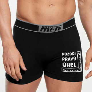 Pánské boxerky "Pozor! Pravý úhel"