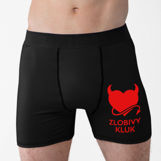 Pánské boxerky "Zlobivý kluk"