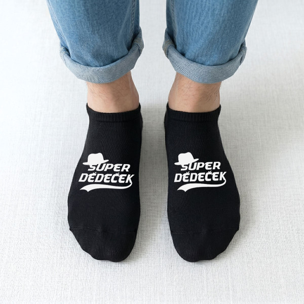 Pánské krátké ponožky "Superdědeček"