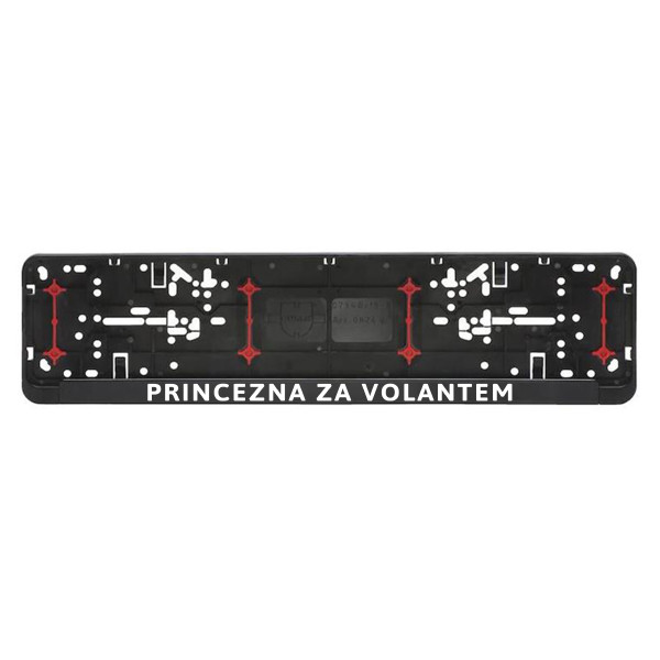 Podložka pod SPZ "Princezna za volantem"