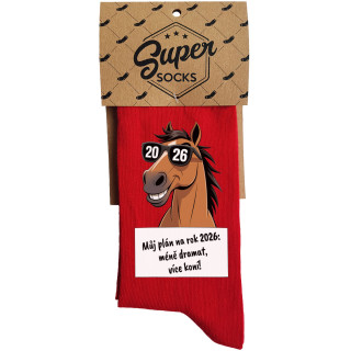 Ponožky "Můj plán pro rok 2026"