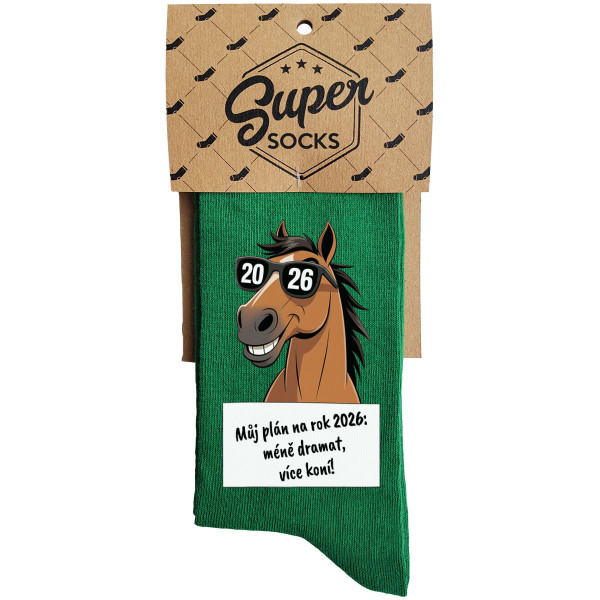 Ponožky "Můj plán pro rok 2026"