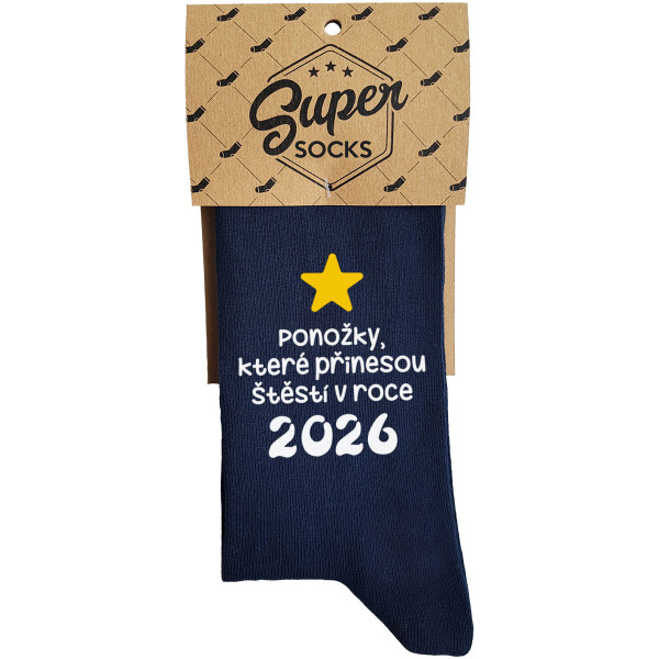 Ponožky "Ponožky, které přinesou štěstí v roce 2026" Ponožky "Ponožky, které přinesou štěstí v roce 2026"