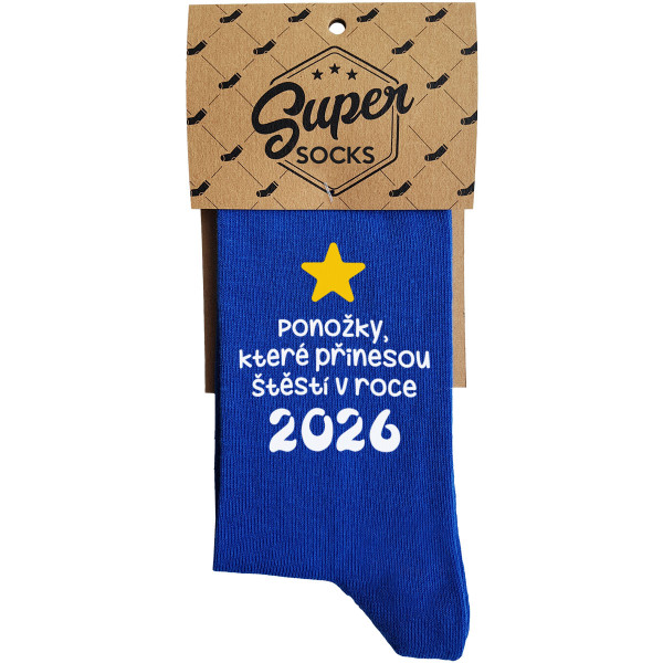 Ponožky "Ponožky, které přinesou štěstí v roce 2026" Ponožky "Ponožky, které přinesou štěstí v roce 2026"