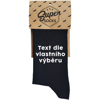 Ponožky s Vámi vybraným textem