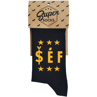 Ponožky "Šéf" se znakem dolaru