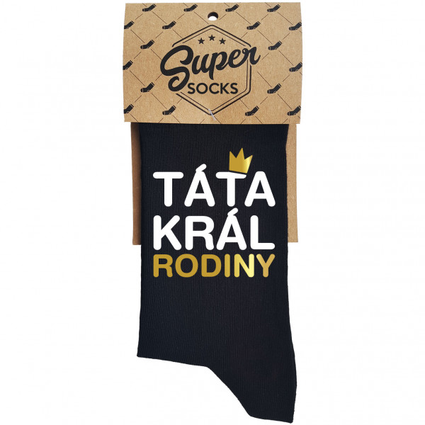 Ponožky „Táta král rodiny“