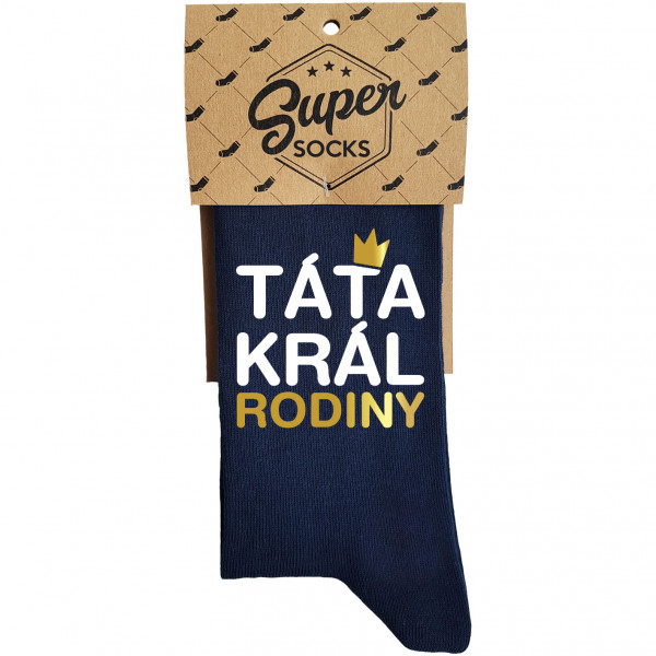 Ponožky „Táta král rodiny“