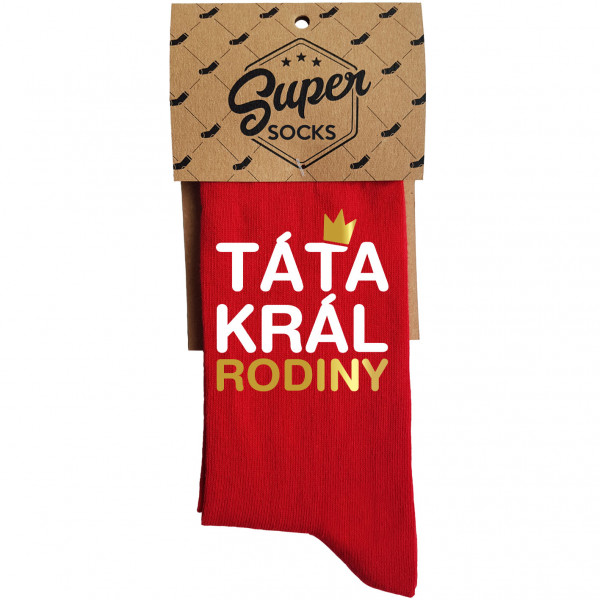 Ponožky „Táta král rodiny“