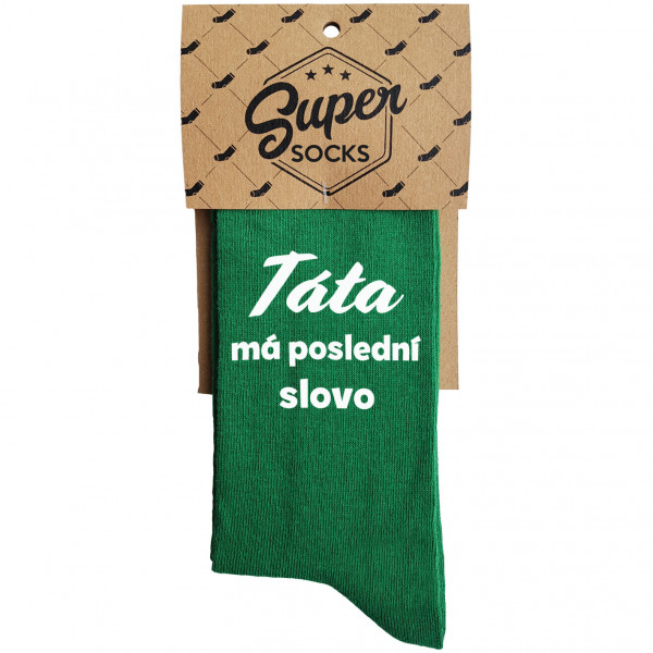 Ponožky „Táta má poslední slovo“