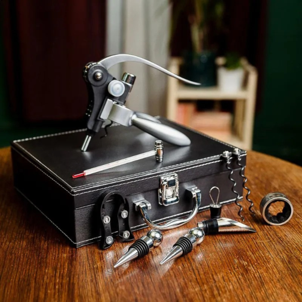Luxusní sada na víno v kufříku