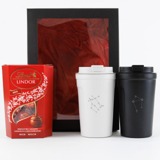 Prémiová dárková sada pro páry "Znamení zvěrokruhu" se znameními zvěrokruhu podle vašeho výběru (400ml)