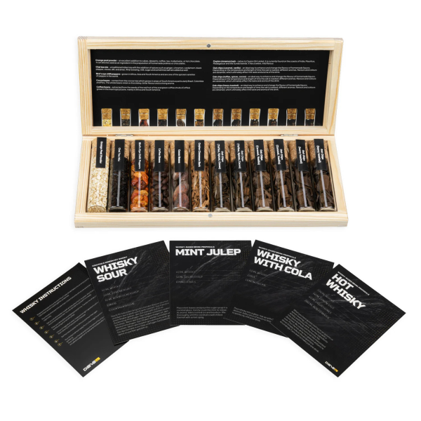 Sada koření na whisky pro domácí přípravu, 12 ks