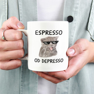 Hrnek "Espresso od Depresso"