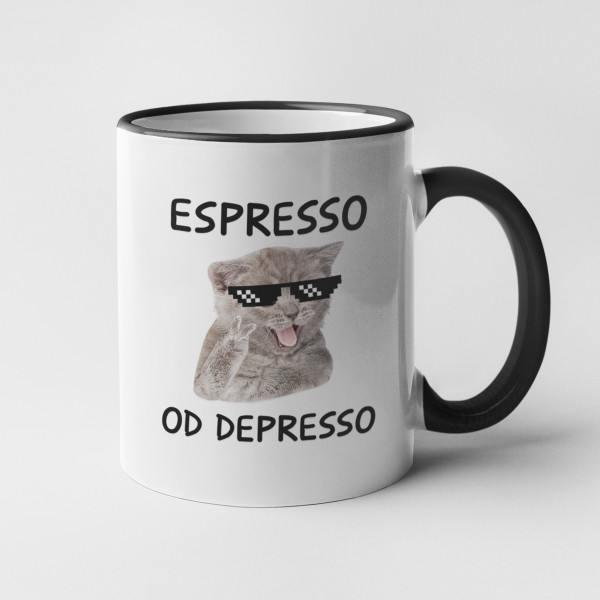 Hrnek "Espresso od Depresso"