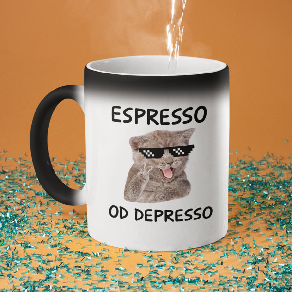 Hrnek "Espresso od Depresso"