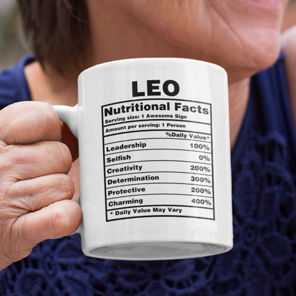 Hrnek "Leo Nutrition Facts"